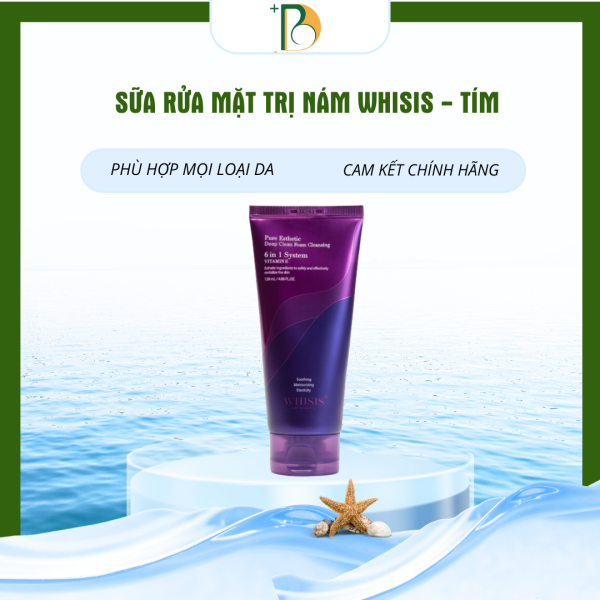 SỮA RỬA MẶT TRỊ NÁM WHISIS - TÍM
