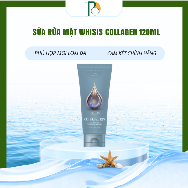 SỮA RỬA MẶT WHISIS COLLAGEN 120ML
